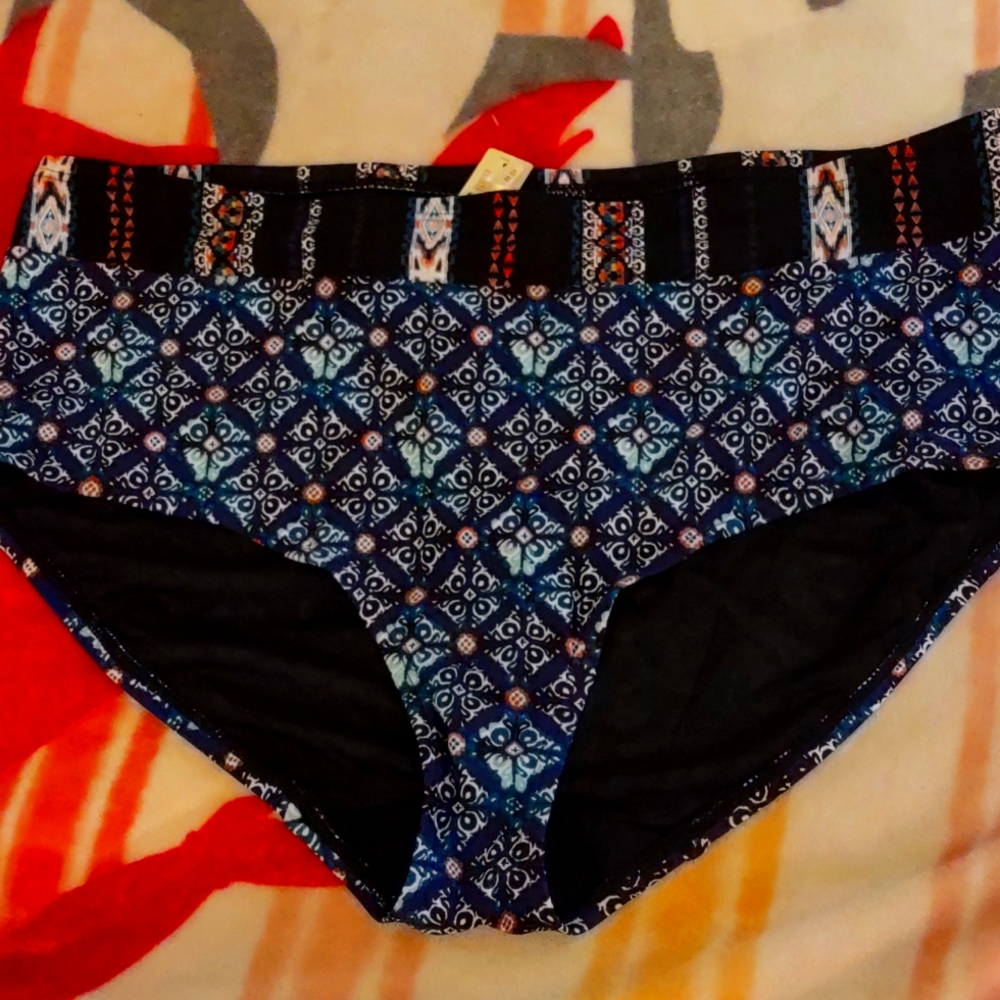 Cacique/Lane Bryant Swim Briefs sz 22 NWT